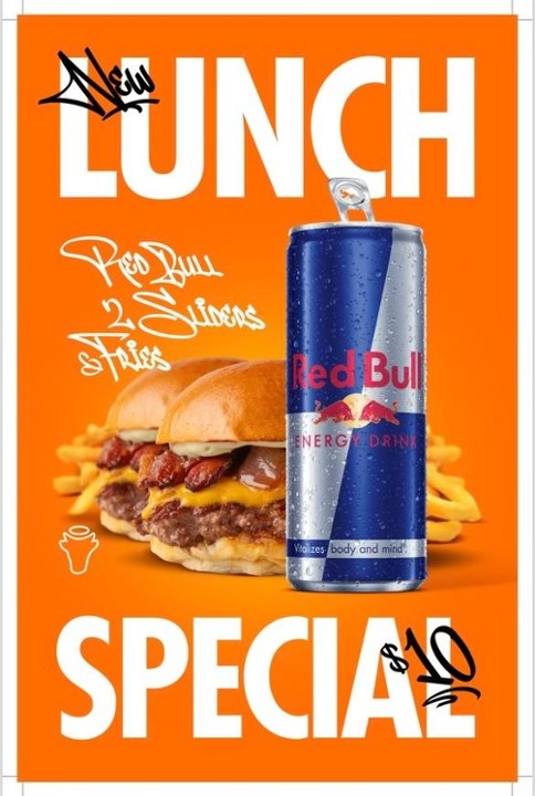 LUNCH SPECIAL W/REDBULL