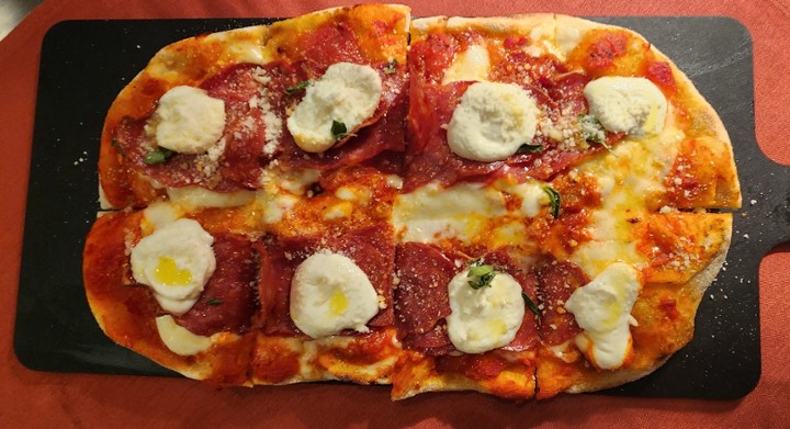 Spicy Soppressata Pinsa (Pizza)