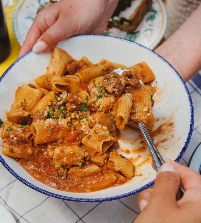 Rigatoni Bolognese