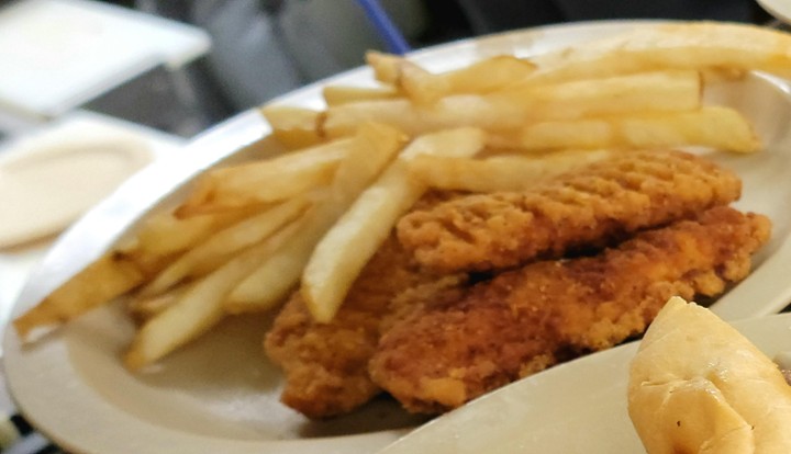 CHICKEN TENDERS (5) with French Fries