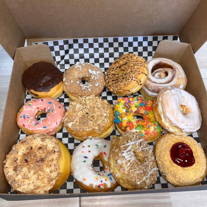 Dozen Assorted with Maple Bacon
