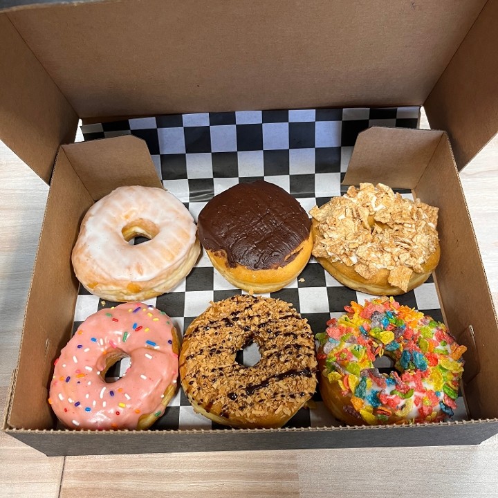 Half Dozen Assorted without  Maple Bacon