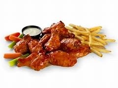 5pcs wings and fries