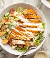 Crispy Chicken Caesar Salad