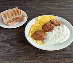 Meat Platter w/ grits or hashbrown, eggs and toast
