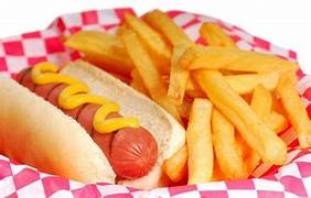 Hot Dog with Fries (children only)