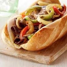 Italian Cheesesteak (fries, fried peppers & onions)