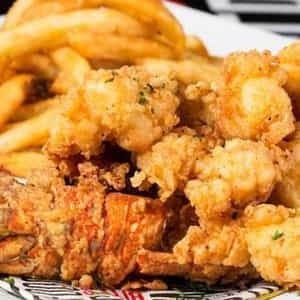 Fried Lobster Bites & Fries