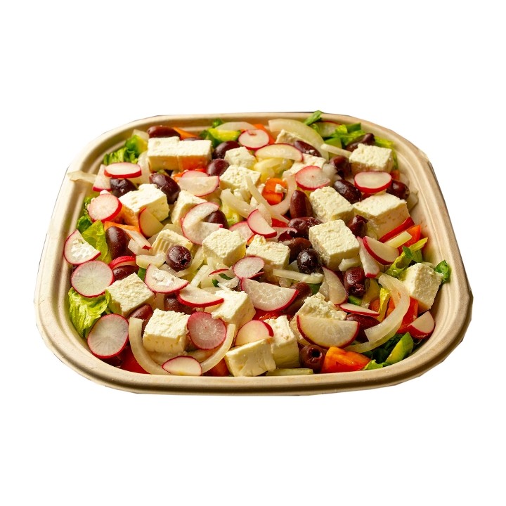 Greek Salad (Vegetarian, Gluten-Free) (Serves 8-10)