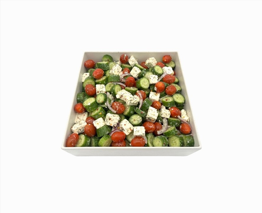 Feta Cucumber Salad (Vegetarian, Gluten-Free) (Serves 8-10)