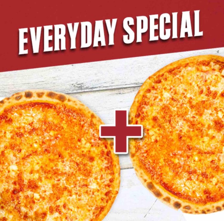 2 LARGE PIZZA SPECIAL $27.99