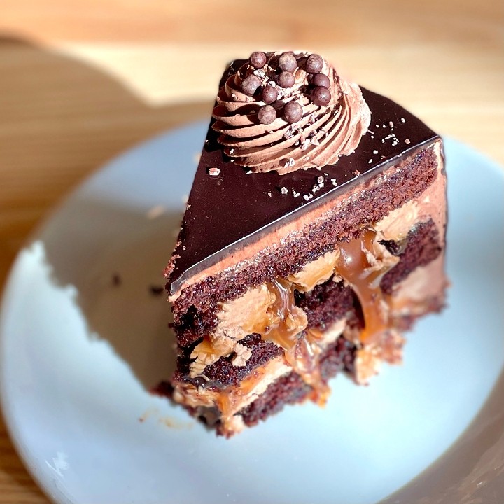 Chocolate Espresso Cake Slice