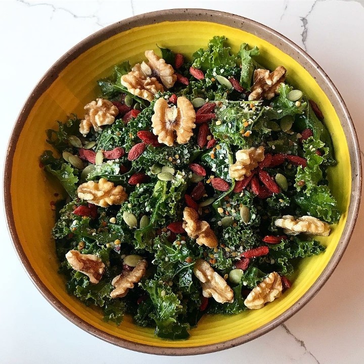 Supercharged Massaged Kale Salad