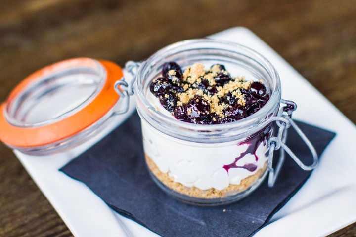 No Bake  Berry Cheesecake