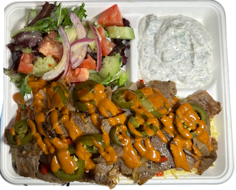 SPICY HOT JALAPENO GYRO PLATE