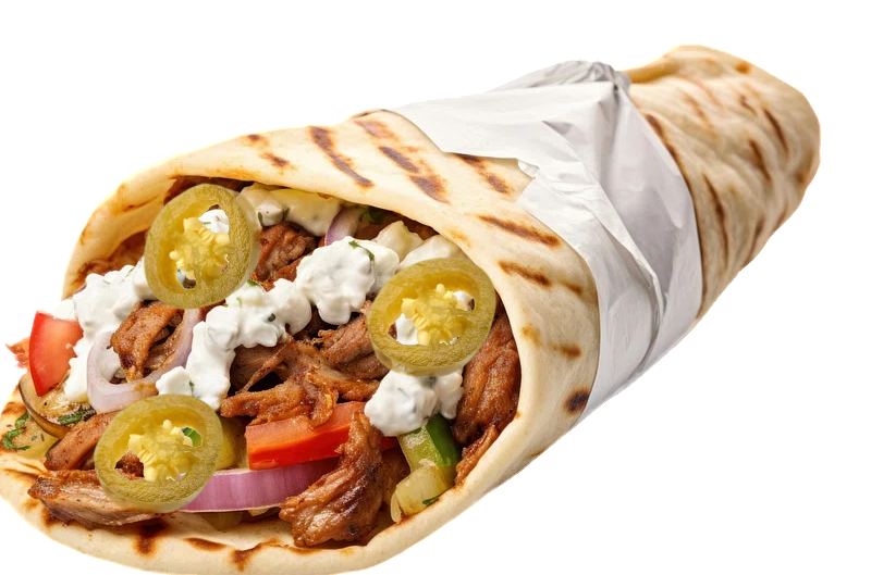 *SPICY HOT JALAPENO,CHIPOTLE GYRO PITA