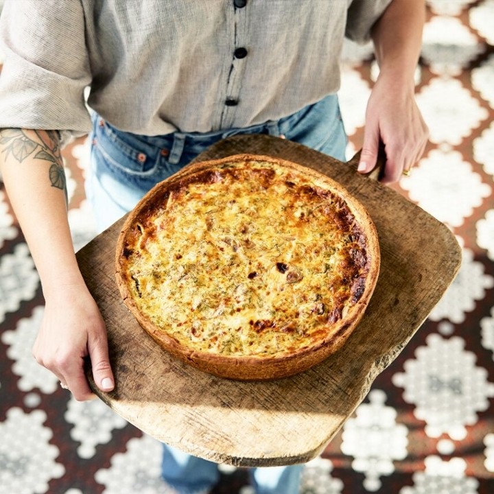 Artichoke & Feta Quiche