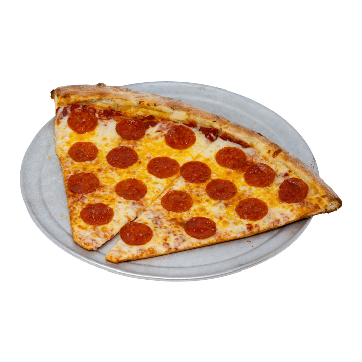 #8 (2) Slices of Cheese or Pepperoni + Free Soda