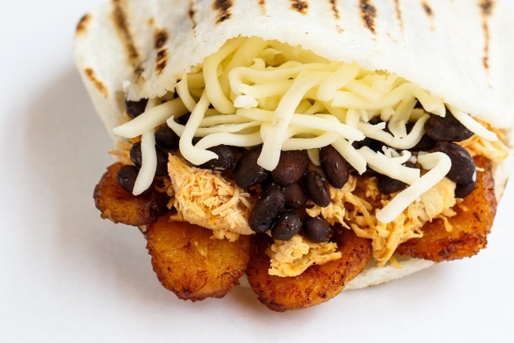 Build Your Own Chicken Arepa