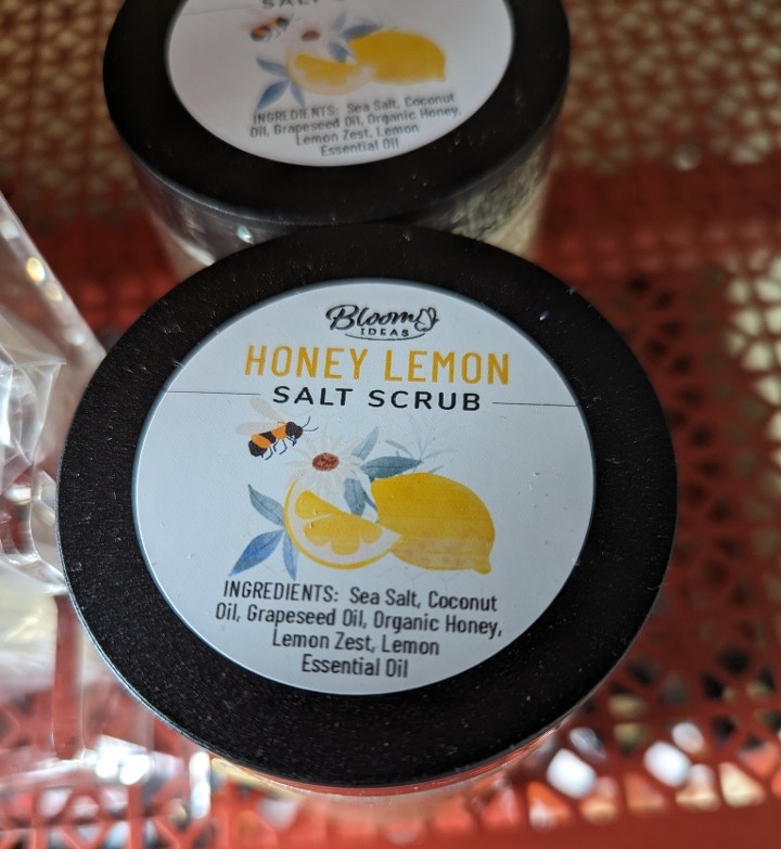 Body Salt Scrub- Lemon Honey