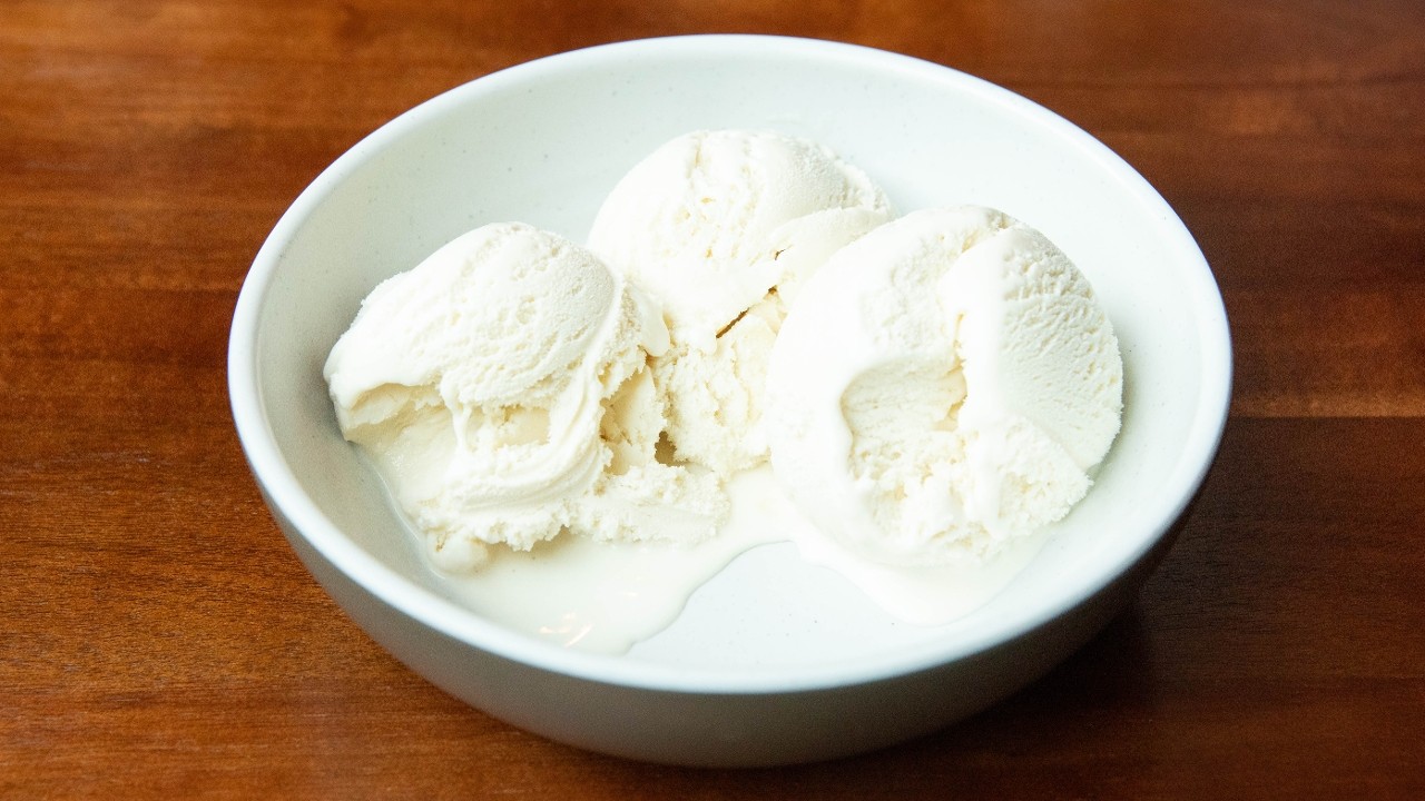 3 Scoops Amy's Vanilla Ice Cream
