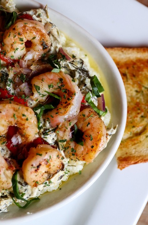 Creamy Tuscan Shrimp And Grits