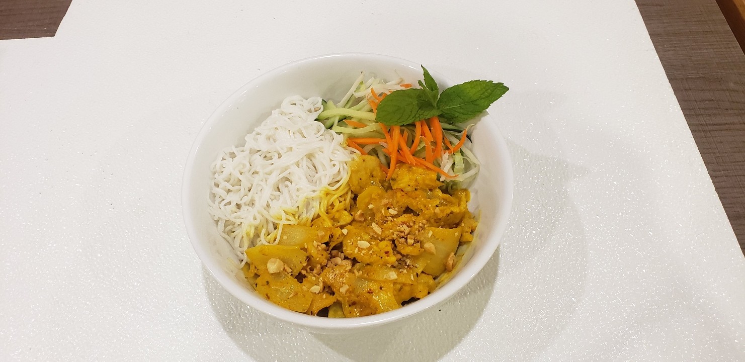 Curry Chicken Vermicelli - Bun Ca Ri Ga