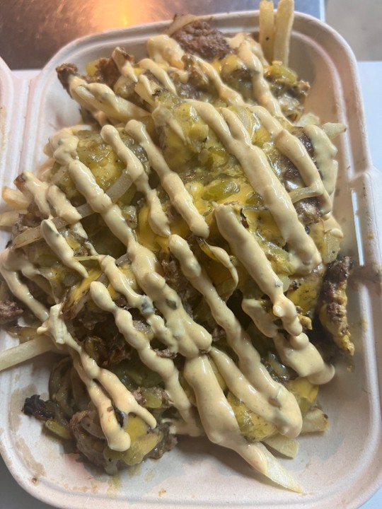 Green Chile Smash Fries