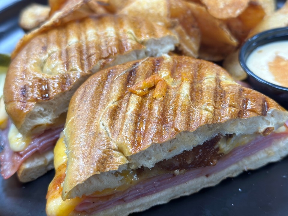 Cuban Pretzel Panini