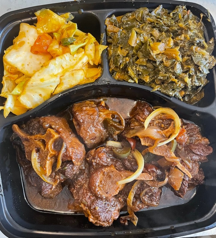 CREOLE OXTAIL MEAT +2 Sides