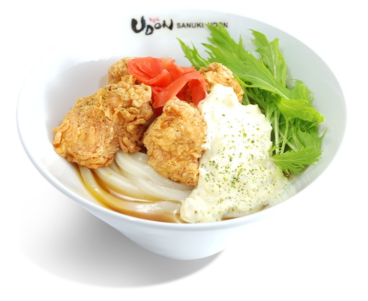 9. Chicken Karaage Salad Udon