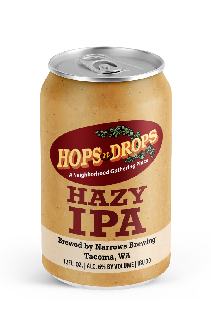 HopsNDrops Hazy IPA-Cans