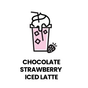 ICED Chocolate Covered Strawberry Latte