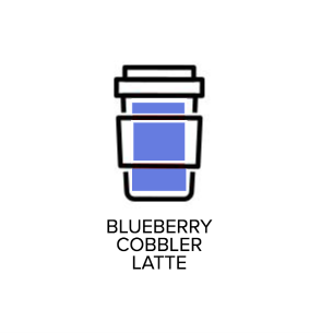 Blueberry Cobbler Latte