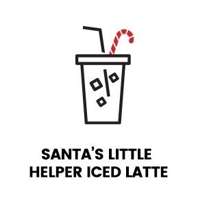 ICED Santa's Little Helper Latte