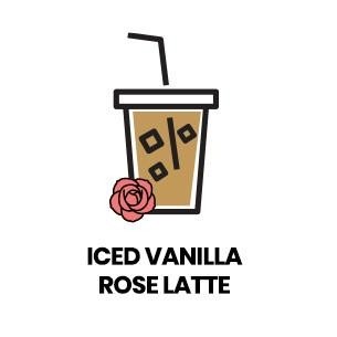 ICED Vanilla Rose Latte