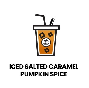 ICED Salted Caramel Pumpkin Spice Latte