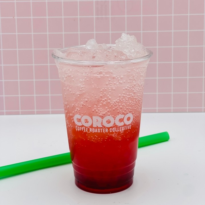 Bubblin' Strawberry Rose Soda