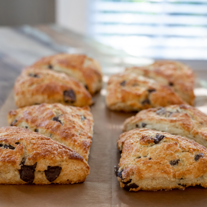 Double Chocolate Chip Scone