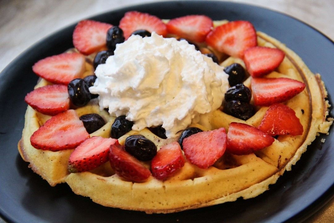 Belgian Waffle-Friday through Sunday Only**takes 20 min to prepare