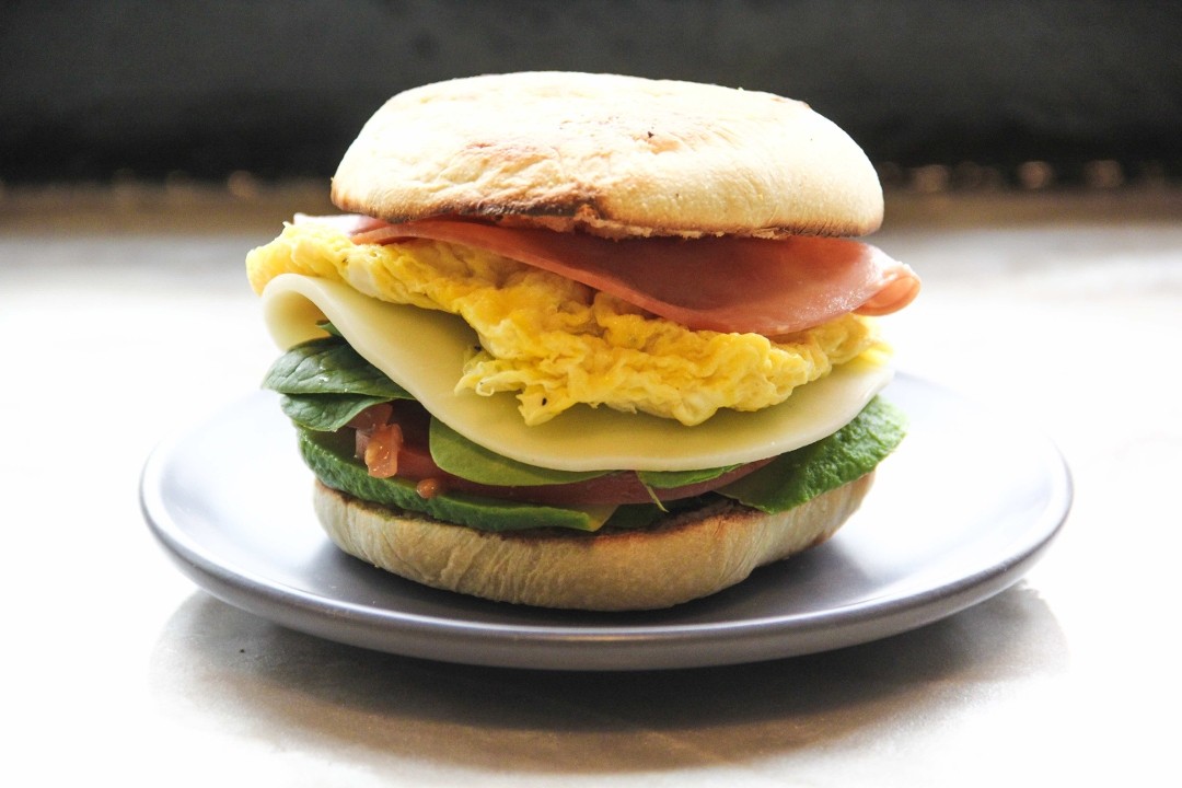 The Works Breakfast Sandwich