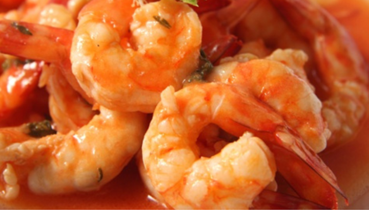 Camarones a la Criolla/Shrimp in Creole Sauce Plate Dish