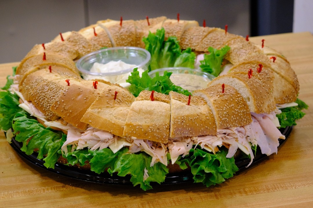 3ft Circle Hoagie (Serves 20-25 People) 24 hr. Notice Required