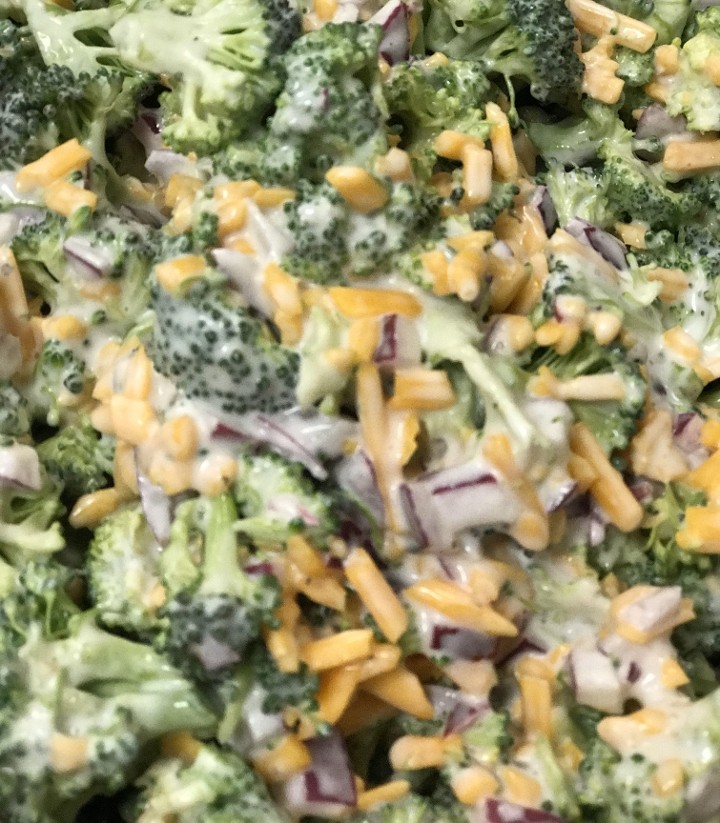 1 lb Broccoli Salad (serves 3-4 people)