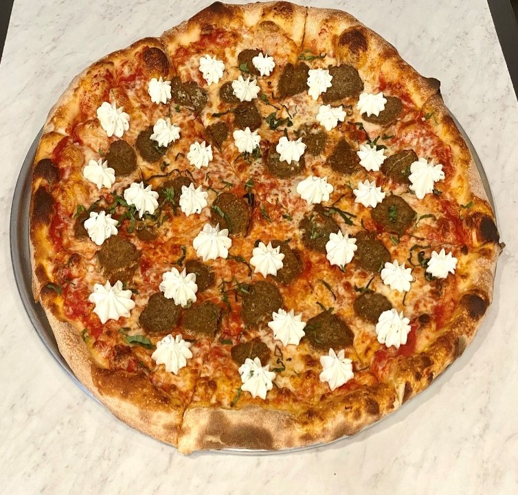 18" Large Meatball & Ricotta Pizza