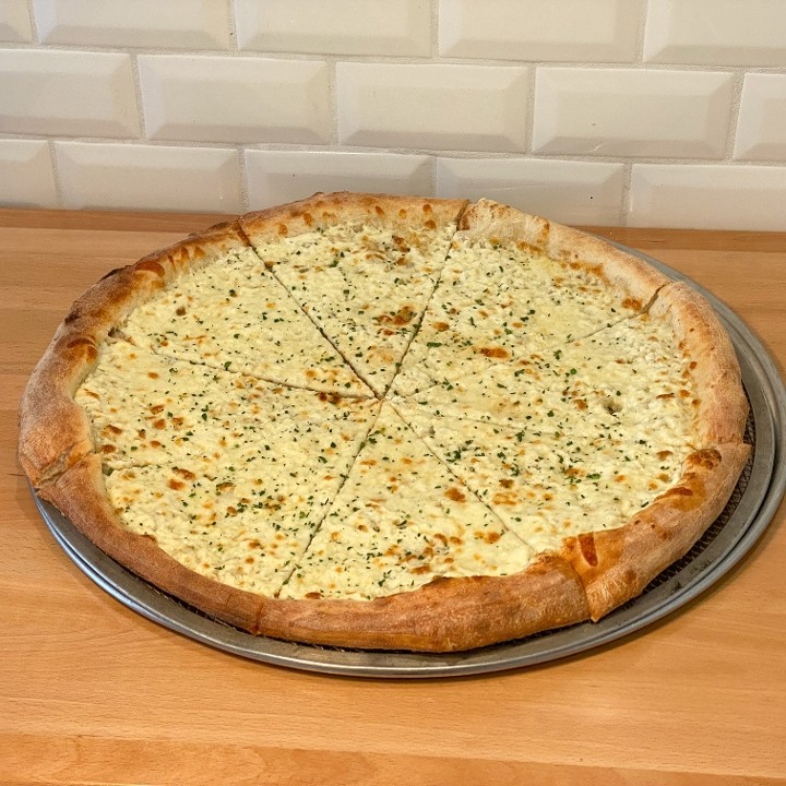 18" Large Blanco Mozzarella Pizza