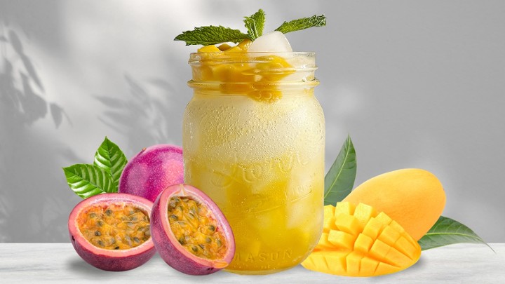 Passion Fruit and Mango Sparkling Soda (It's back!)
