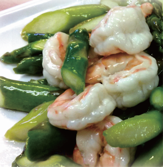 Shrimp w. Asparagus