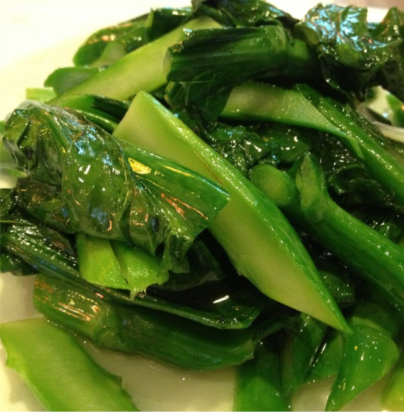 Chinese Broccoli w. Fresh Garlic