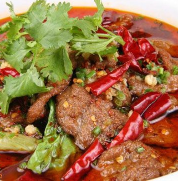 Sliced Beef in Spicy Broth